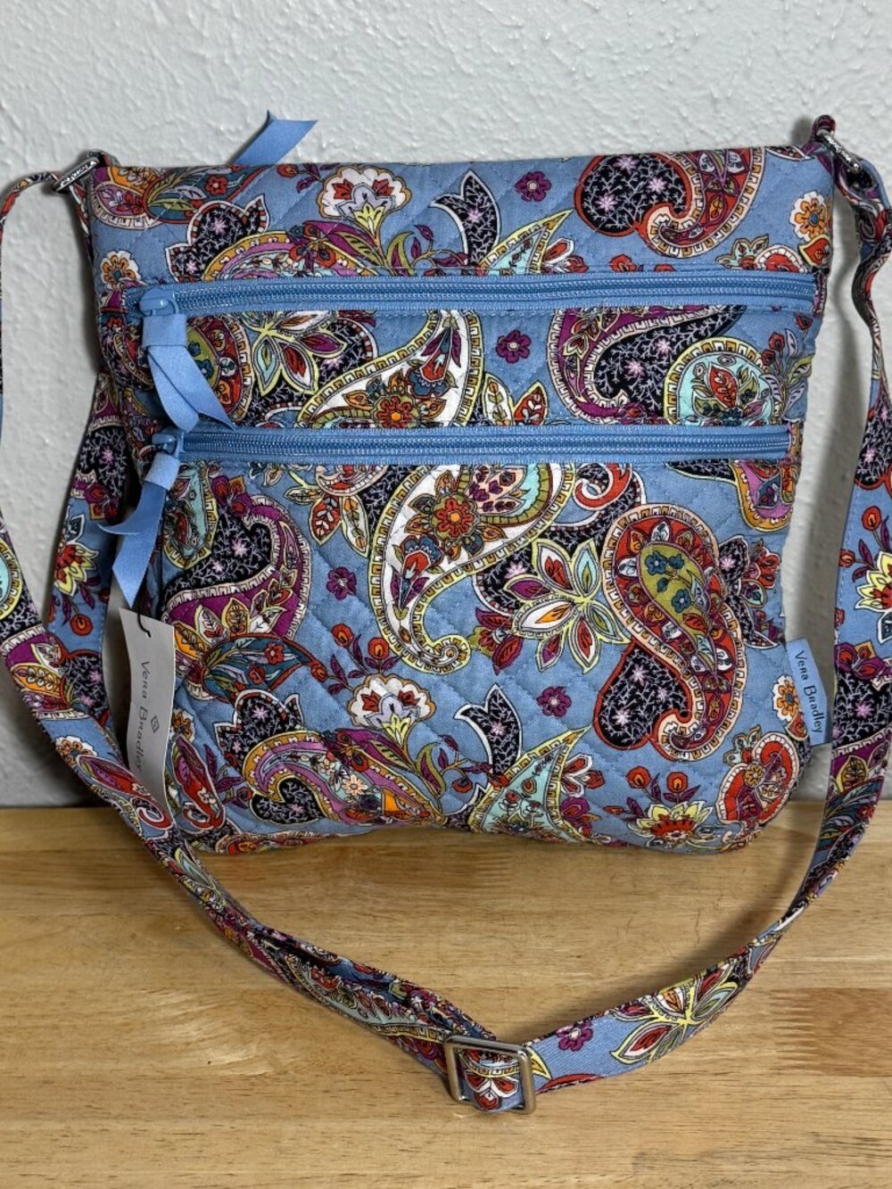 Vera Bradley Triple Zip Hipster in Provence Paisley NWT